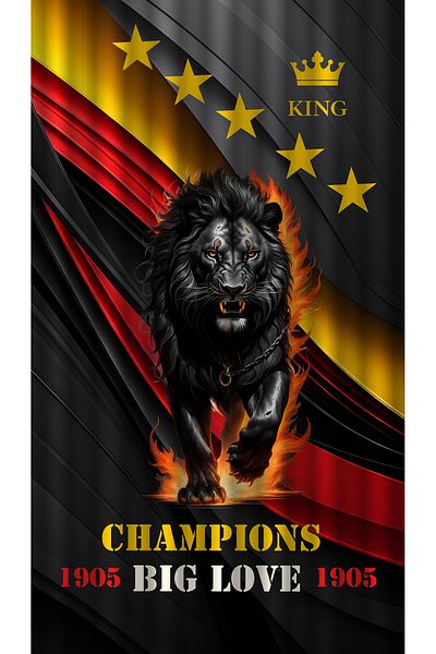 Bertille Home Children's and Baby's Room Yellow Red Fan Football Series Background Curtain Single Wing (Child Room Curtain)