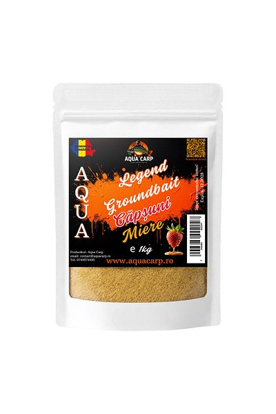 Aqua Groundbait Legend Strawberry & Honey 1.5kg
