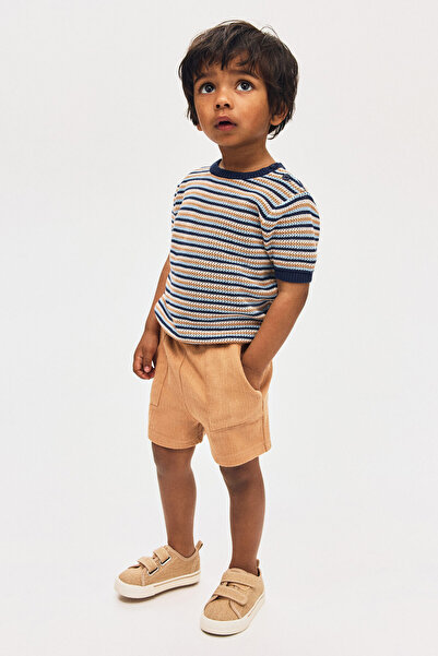 H&M Tekstüre Jarse Şort