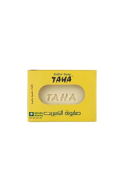 TAHA Sulfur soap for acne and getting rid of many skin problems 125g