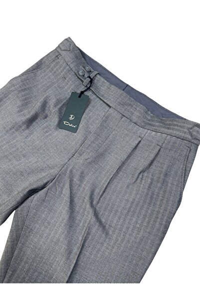 DOLSE Dört Mevsim Uygun Çift Pileli Erkek Pantolon