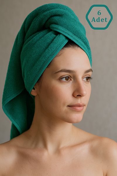 Seoney 6 Pieces 50X90Cm Microfiber Paint Resistant Hairdresser Towels, Hair Towels, Hand Face Towels, Indantren Towels