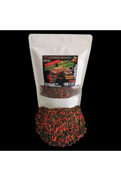 Aqua Pelete AquaCarp Legend Method Feeder 4mm Squid Mix 500gr