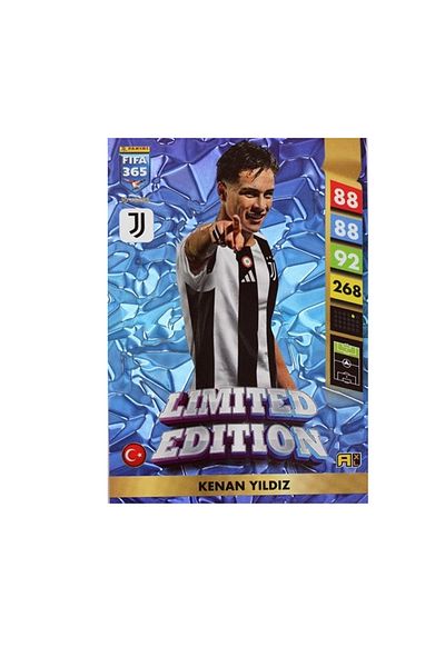 Panini Fifa 365 Adrenalyn XL 2025 Limited Edition Kenan Yıldız Football Player Card