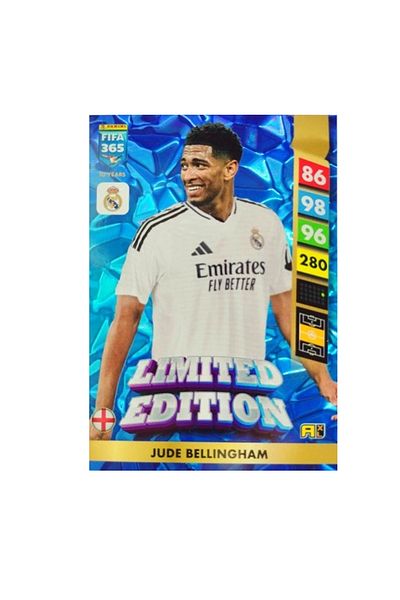 Panini Fifa 365 Adrenalyn XL 2025 Limited Edition Jude Bellingham Footballer Card