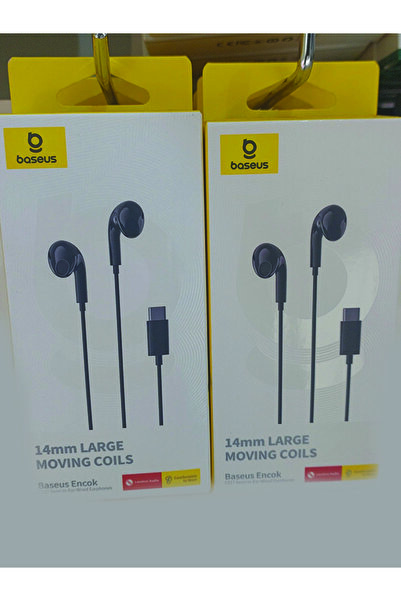 Baseus CZ17 Wired Type-C Earphones – Black