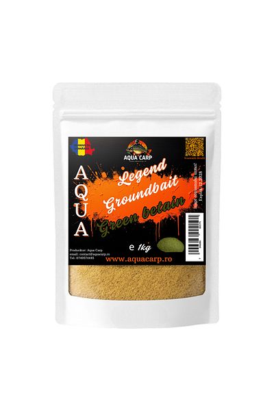 Aqua Groundbait Legend Green Betain 1.5kg