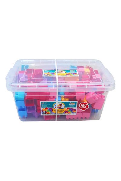 Asya Ants Blocks Plastic Box 184 Pcs 18m+