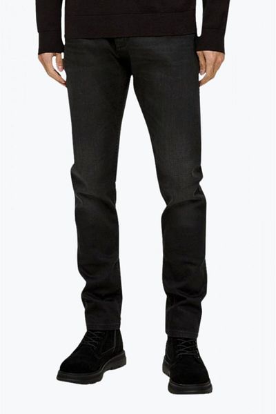 s.Oliver Mauro men's jeans with regular fit and high waist, black