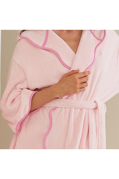 REEFI Revi Waves Pink Bath Robe