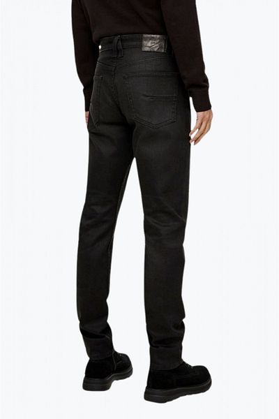 s.Oliver Mauro men's jeans with regular fit and high waist, black