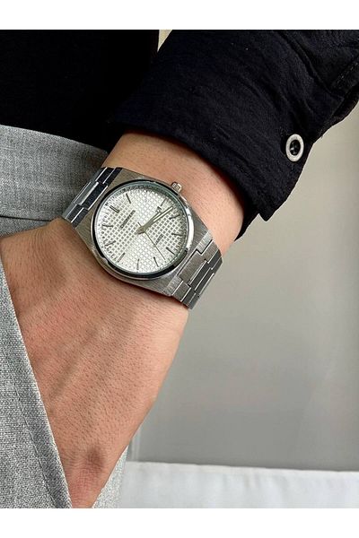 Arvens Vintage Inside White Men's Wristwatch Stainless Steel Cord Tough Steel Case Does Not Lose Color Does Not Tarnish