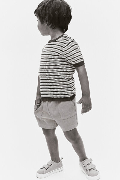 H&M Tekstüre Jarse Şort