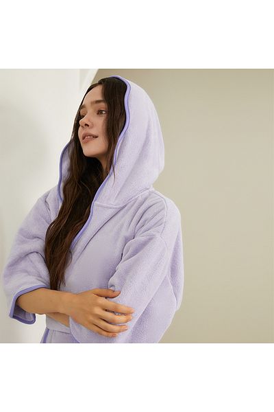 REEFI Revi Waves Purple Bath Robe