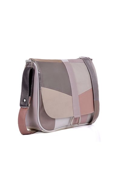 fubileather Geantă de umăr pentru femei din piele naturală