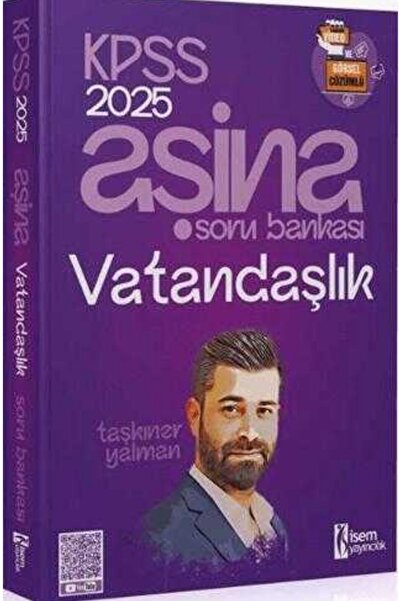 İsem Yayıncılık İsem Yayınları 2025 KPSS Vatandaşlık Aşina Soru Bankası Çözümlü