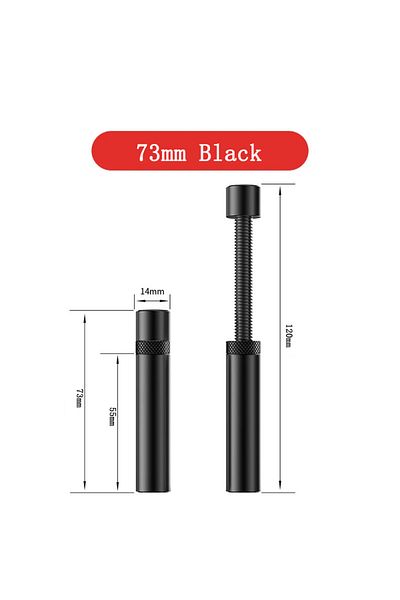 Choice 73mm Black Aluminum Gpu Holder Vertical Telescopic Rotating Stand Magnetic Bracket Video Card Holder