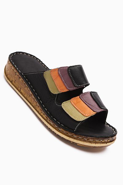 Limoya Dámské pantofle z pravé kůže Kassid Black Comfort