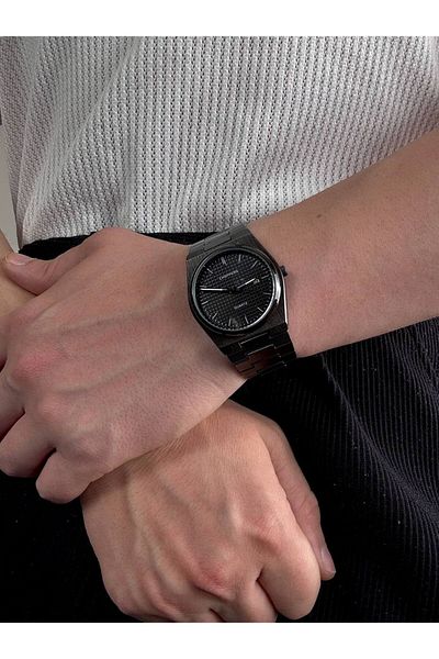 Arvens Vintage Inside Black Men's Wristwatch Stainless Steel Band Tough Steel Case Does Not Lose Color Does Not Tarnish