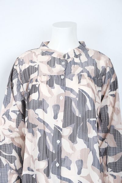MUSTÜN Judge Collar Woven Shirt
