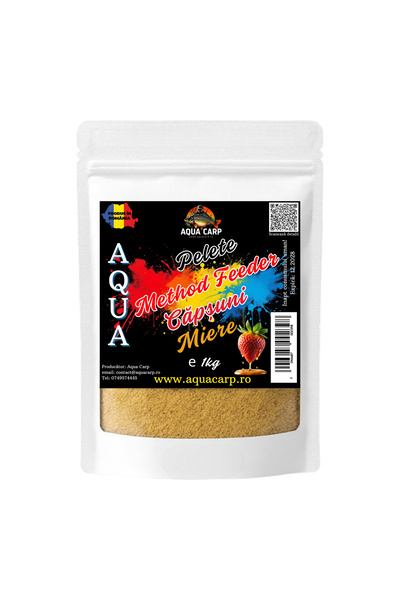 Aqua Pelete Aqua Method Feeder Căpșuni & Miere 1kg