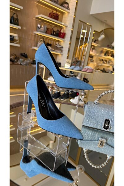 DUYGUSHOESBAG İthal Jean Model Kadın Stiletto