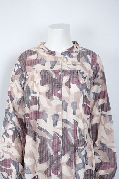 MUSTÜN Judge Collar Woven Shirt