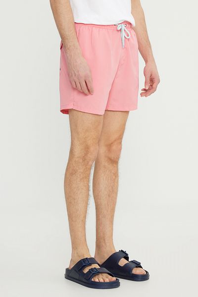 AC&Co / Altınyıldız Classics Ανδρικό ροζ Quick Dry με μοτίβο τσέπης Standard Fit Μαγιό με κανονική εφαρμογή
