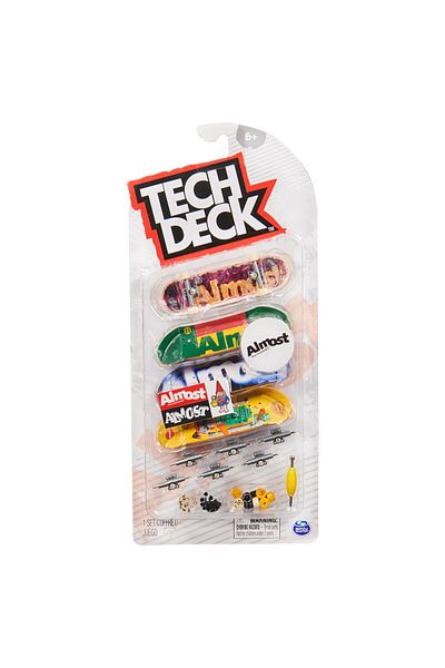 Spin Masters Tech Deck Pachet 4 Piese Fingerboard Almost 9.6Cm