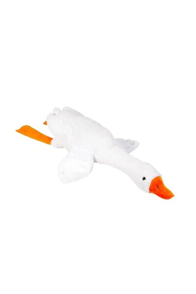 PLUSURI STIP Plyšová husa šedá 50 cm – Velká a měkká plyšová hračka pro děti,...