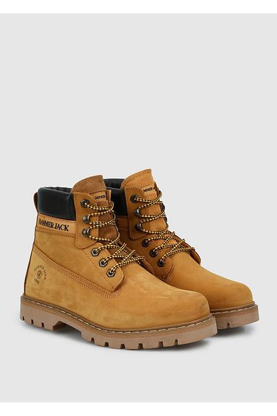 Hammer Jack Yellow Leather Men's Boots