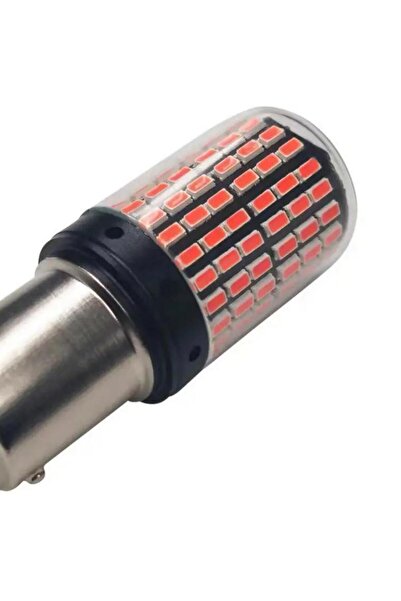 SİSA SENİSTESENAL P21/5w 144 LED Çift Duy 1157 BAY15D KIRMIZI Stop Ampulü