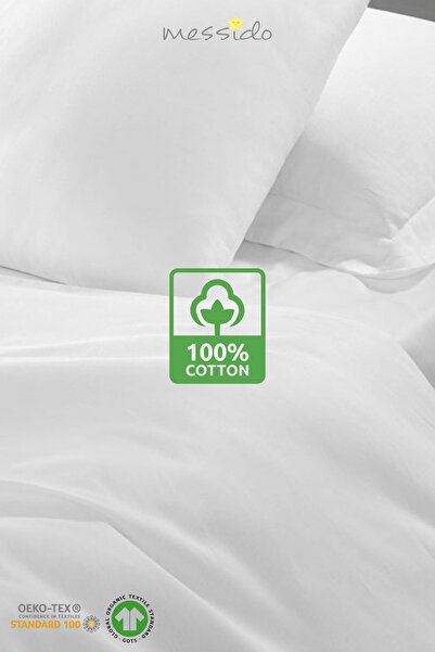 Messido %100 Pamuk Saten Baskılı Desenli Anne Yanı Beşik Nevresim Takımı 60x100 cm - MSD-200