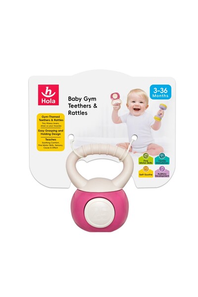 Jucarii Bebe Jucarie Dentitie Gantera Kettlebell