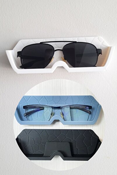 RELATOS 1 шт. Пластикова кольорова настінна полиця для окулярів, органайзер д...