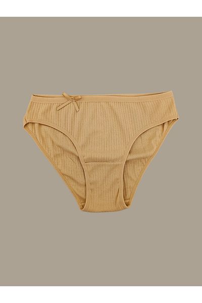 GÜMÜŞ Ribbed Panties - Skin Color