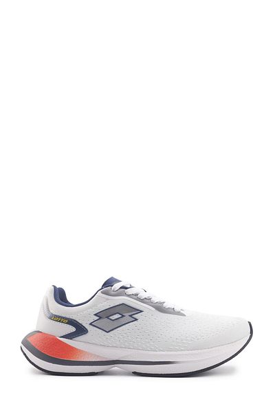 Lotto Lace-Up Casual Running Shoes White Orange