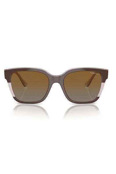 Vogue Women's Sunglasses Vogue VO5558S 3136T5, Brown, Butterfly, 55 mm