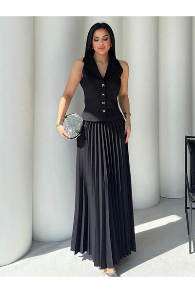 Silerra Skirt Vest Set