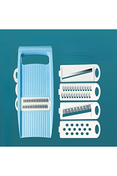 Choice قطاعة خضروات وفواكه متعددة الوظائف 5 في 1، مبشرة طعام يدوية، قطاعة بطا...