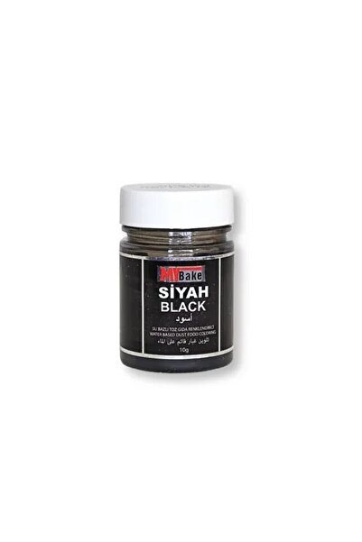 MY BAKE Yağ Bazlı Toz Gıda Boyası Siyah 10 Gr – Yoğun Renkli Pasta, Kek ve Şe...