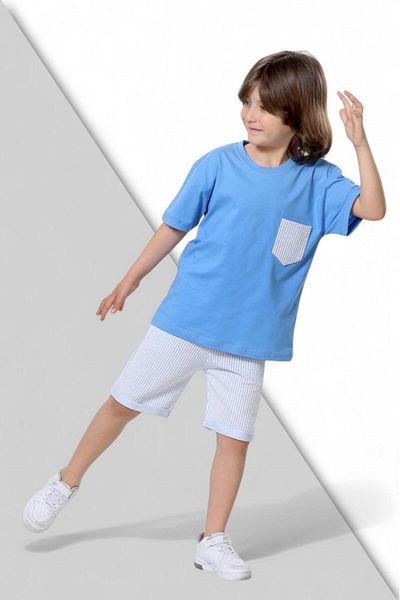 İFBA KİDS Striped Shorts Set