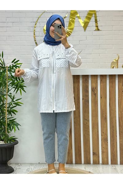 Meryemce Butik JACHETĂ POPLIN DE BUMBAC
