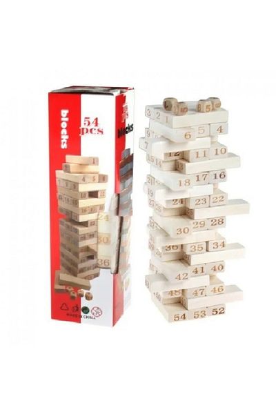 Other Jenga Wooden Tower Game 54 Blocks