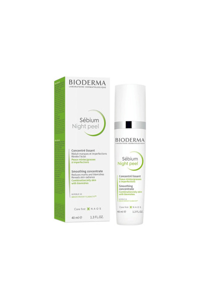 Bioderma بيودريرما كريم سيبيوم نايت بيل للتقشير اللطيف 40 مل