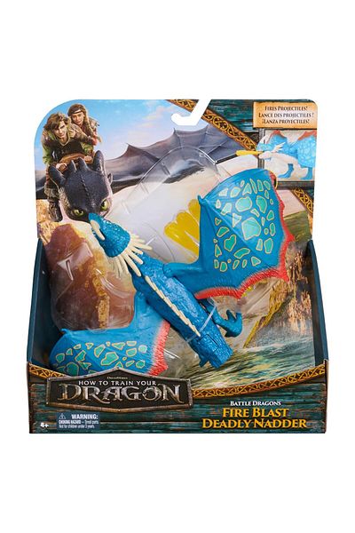 Toys HOW TO TRAIN YOUR DRAGON DRAGON BATTLE DEADLY NADDER DRAGON FIGURE 26.5 CM
