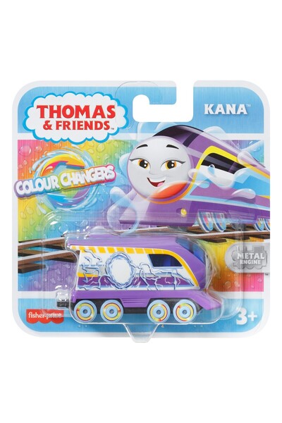 mattel Thomas Color Changers Locomativa Metalica Kana