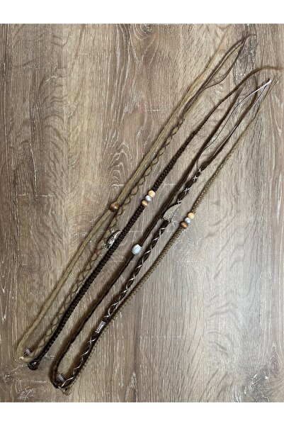 Selin Bengi 6 Lı Rasta Mix Afrika Örgü Çıt Çıt Toka - Koyu Kumral & Açık Küllü Kumral