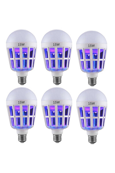 Echo Soul Set 6 becuri LED 2 in 1 cu lampa UV anti insecte Echo Soul, aparat ...