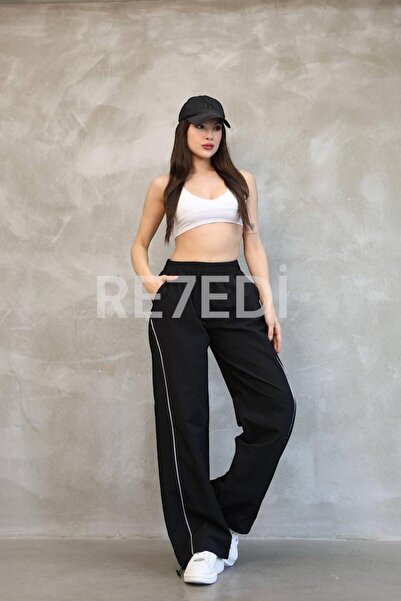 RE7EDİ UNISEX ΡΙΓΕΣ ΠΑΝΤΕΛΟΝΙ ΑΛΕΞΙΠΤΩΤΟ ΜΑΥΡΟ